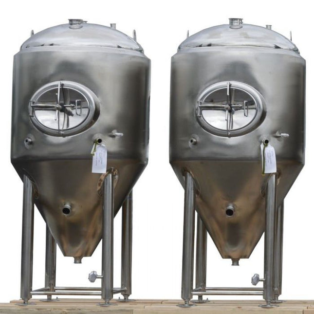 7 bbl Fermenter | Jacketed Uni Tank - Stainless Steel