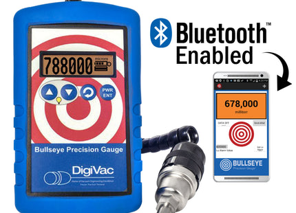 Bullseye Precision Gauge with Bluetooth | Wireless Vacuum Gauge NPT, KF25