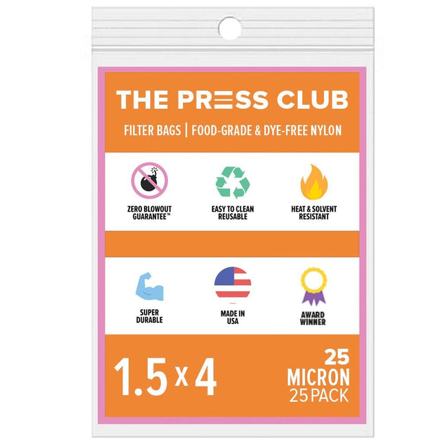 The Press Club 1.5" x 4" ROSIN BAGS Shop All Categories BVV 25 
