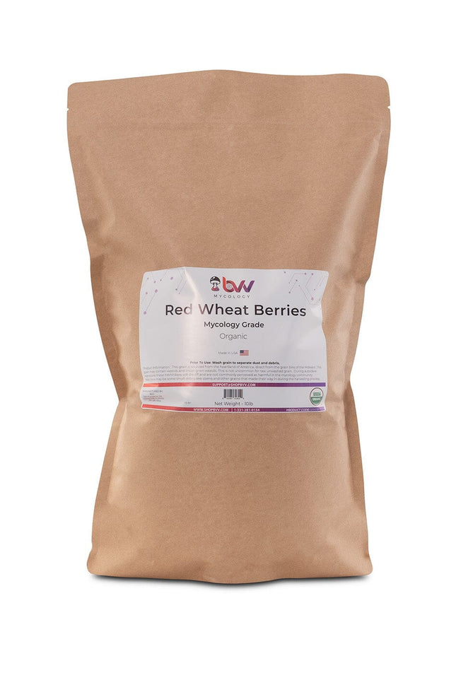 Red Wheat Berries - Mycology Grade Organic Grain New Products BVV 10LB 