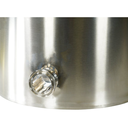 Fully Jacketed Base with 1.5" Tri-Clamp Drain Port BVV 