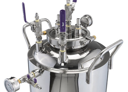 Jacketed Stainless Steel LP Tank with Internal Condensing Coil and Dip Tube