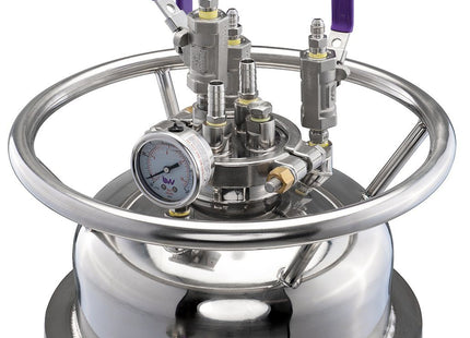Jacketed Stainless Steel LP Tank with Internal Condensing Coil and Dip Tube