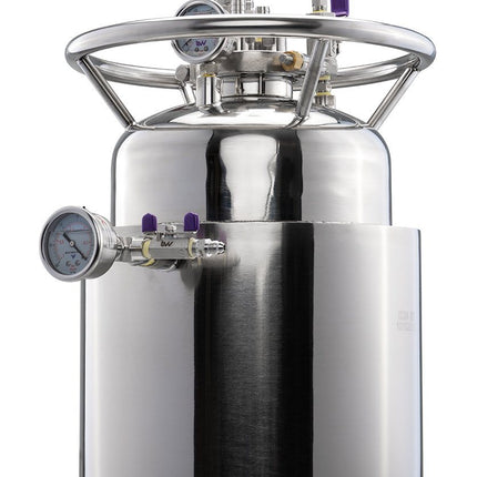 Jacketed Stainless Steel LP Tank with Internal Condensing Coil and Dip Tube