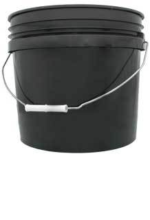 Black Bucket, 3 gal Hydrofarm 