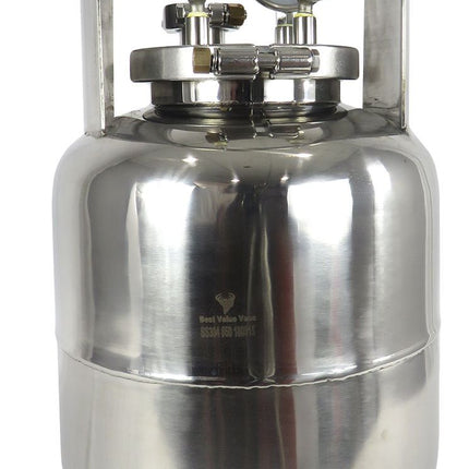 Stainless Steel LP Tank - Includes Gas and Liquid Fill/Drain Ports Shop All Categories BVV 50# - Bare Tank 