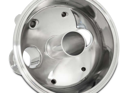 BVV Compression 6" Tri-Clamp x (3) 1.5" TriClamp x (2) 3/8" Compression x 1/4" Compression x 1/2" Compression Hemispherical Lid