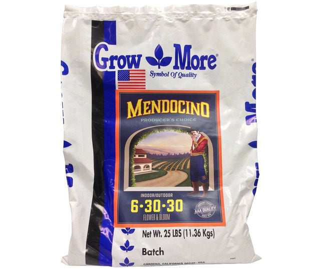 Grow More Mendocino Flower & Bloom 6-30-30, 25 lbs Grow More 