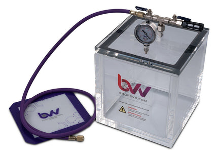 2 Gallon Square Acrylic Wall Vacuum Chamber