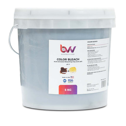 BVV™ Color Bleach for Edible Oils *FDA & NSF Certified Material (Compares to T-41™) Shop All Categories BVV 5Kg 