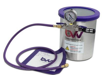 Glass Vac™ 1.5 Gallon Stainless Steel Vacuum Chamber