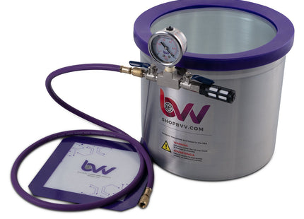 Best Value Vacs 3 Gallon Aluminum Side Mount Vacuum Chamber