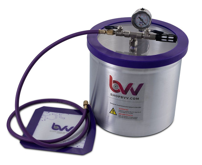 Best Value Vacs 3 Gallon Aluminum Vacuum Chamber W/GLASS LID New Products BVV 