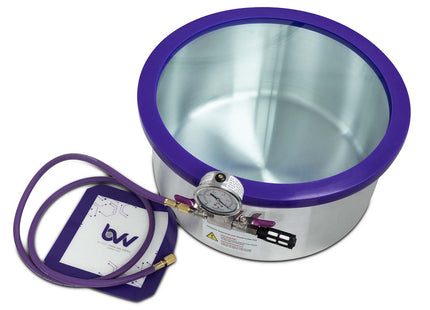 Glass Vac 7 Gallon Aluminum Vacuum Chamber