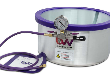 Glass Vac 7 Gallon Aluminum Vacuum Chamber