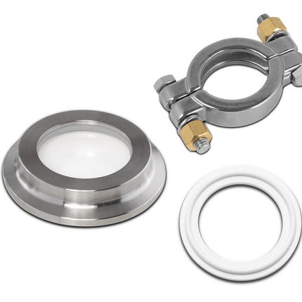 Borosilicate Tri-Clamp Sight Glass Kit New Products BVV 1.5" High Pressure Silicone
