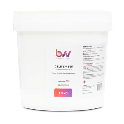 BVV™ Celite® 545 Diatomaceous Earth (Food Codex Grade) 4.5 Micron Shop All Categories BVV 2.5 Kg 