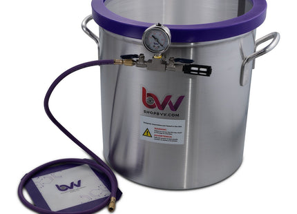 Best Value Vacs 10 Gallon Aluminum Side Mount Vacuum Chamber