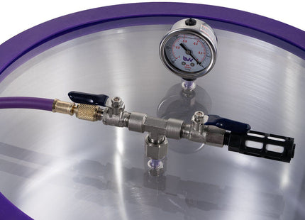 Best Value Vacs 3 Gallon Stainless Steel Vacuum Chamber W/GLASS LID