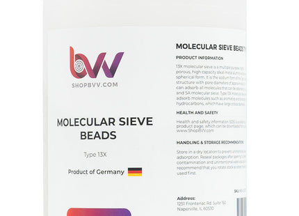 Molecular Sieve Beads Type 13X (a.k.a. 10A)