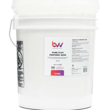 Pure-Flo® Perform 6000 Highly Activated Bleaching & Decolorizing Bentonite for Edible Oils *FDA-GRAS New Products BVV 10KG 