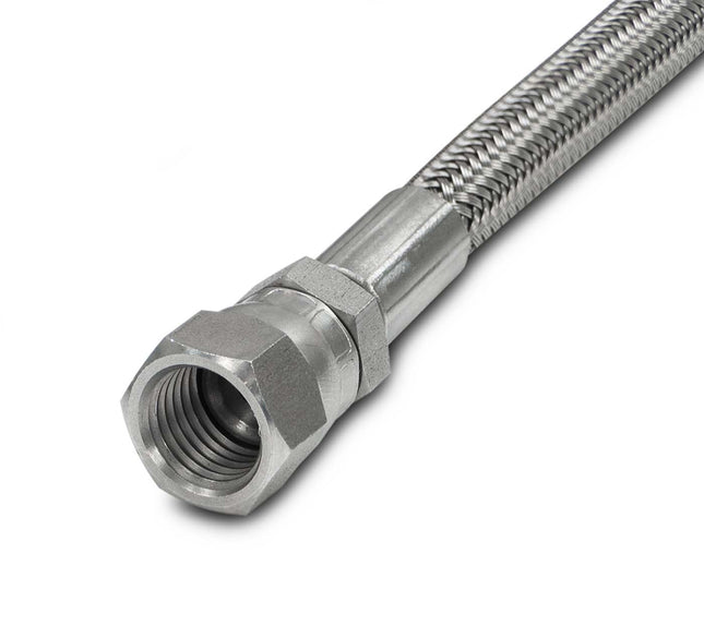 Teleflex USA High Pressure Smooth Bore PTFE Braided Stainless Steel Hose New Products Teleflex 48" x 1/4" 