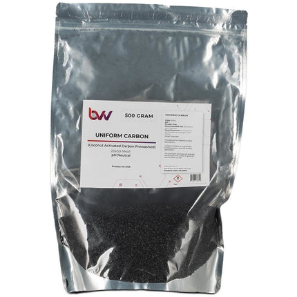 Uniform Carbon Pre-Washed New Products BVV 500 Grams 