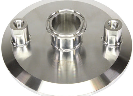 6" x 1.5" x (2) 1/4" FNPT Tri-clamp Endcap BVV™