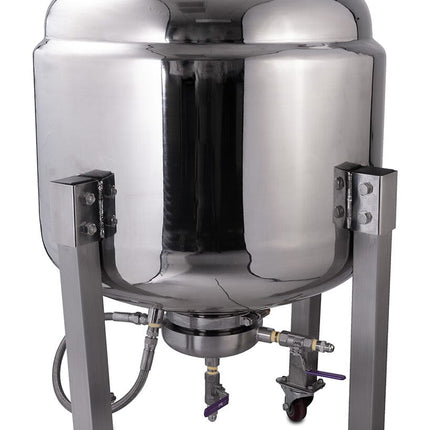 Pre-Built 150L 304SS Jacketed Collection and Storage Vessel with 12" Tri-Clamp Port and Locking Casters Shop All Categories BVV 6" Lid (x3) 