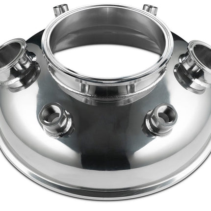 12" Hemispherical Extractor Lid with 6" Triclamp Center