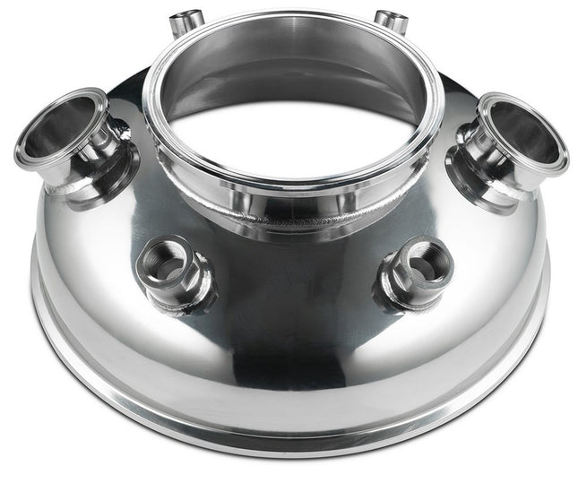 12" Hemispherical Extractor Lid with 6" Triclamp Center