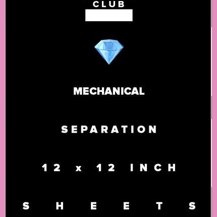 MECHANICAL SEPARATION SHEETS