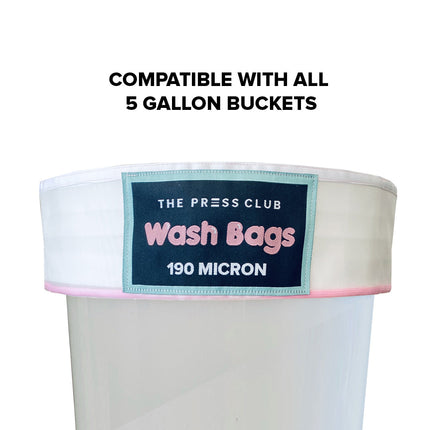 5 GALLON ALL MESH BUBBLE WASH BAGS 8-PACK