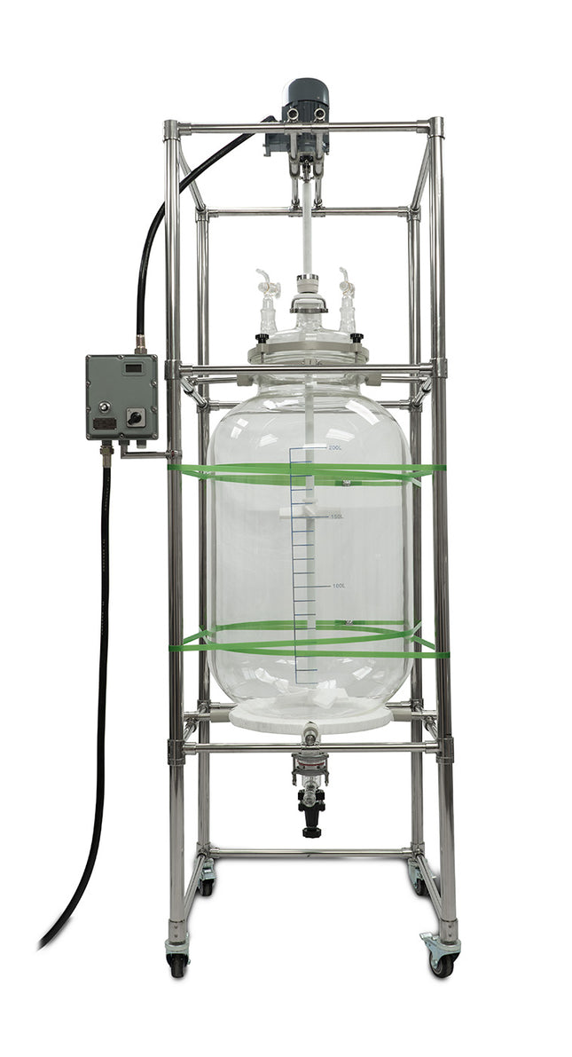 200L Non-Jacketed Explosion Proof Glass Reactor