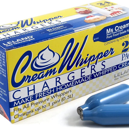 Ms Cream 8g Food Grade Nitrous Oxide Charger 99.5% Pure Triple Filtered