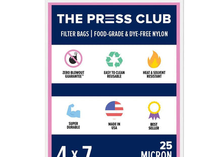 The Press Club 4" x 7" ROSIN BAGS