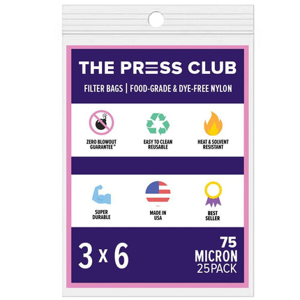 The Press Club 3" x 6" ROSIN BAGS Shop All Categories BVV 75 