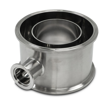 6" Spool with 4" Tapered Funnel and KF40 Vac Port