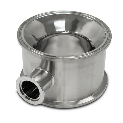 6" Spool with 4" Tapered Funnel and KF40 Vac Port