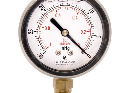 Liquid Filled Vacuum Gauges - NPT Lower Mount