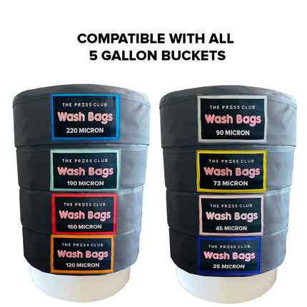 5 GALLON CANVAS BUBBLE BAGS 8-PACK