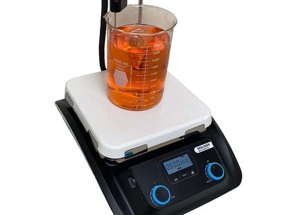 SCILOGEX SCI500HS-Pro LCD Digital 10 x 10 Magnetic Hotplate Stirrer, ceramic-glass plate, 110V, 50/60Hz US Plug
