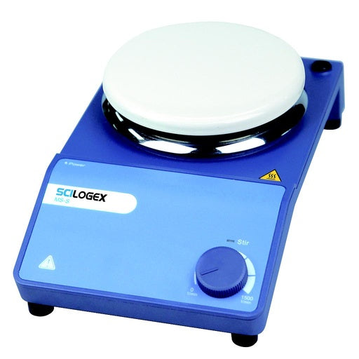 SCILOGEX SCI-S Circular Analog Magnetic Stirrer, ceramic plate, 110V, 50/60Hz, US Plug