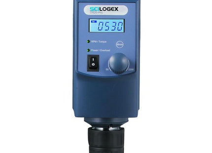SCILOGEX SCI20-Pro Overhead LCD Digital Stirrer, with stand and s/steel cross srirrer, 20L Capacity, 100-220V 50/60Hz, US Plug