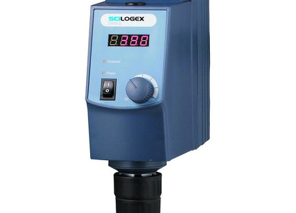 SCILOGEX SCI40-S Overhead LED Digital Stirrer, with s/steel cross stirrer, 40L Capacity, 100-220V 50/60Hz, US Plug