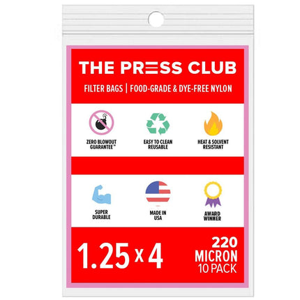 The Press Club 1.25" x 4" ROSIN BAGS Shop All Categories BVV 220 