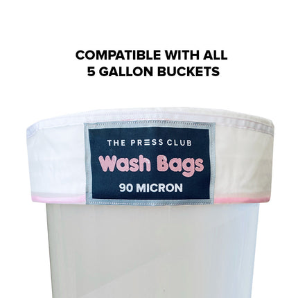 5 GALLON ALL MESH BUBBLE WASH BAGS 8-PACK