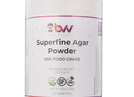 Superfine Agar Powder for Mushrooms Mycology Petri Dishes