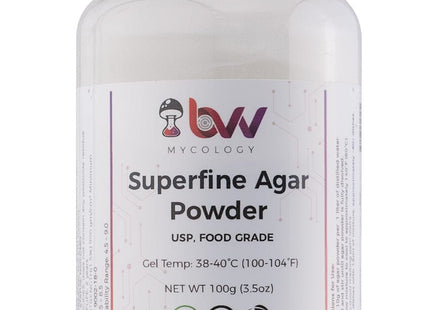 Superfine Agar Powder for Mushrooms Mycology Petri Dishes