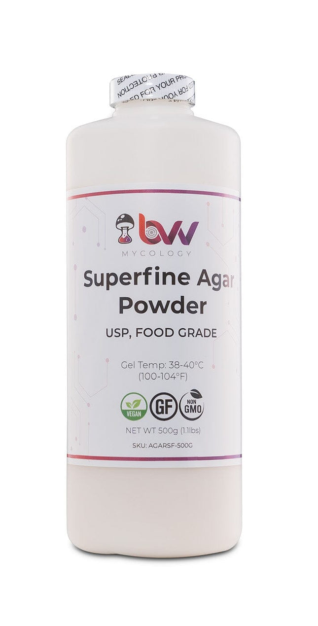 Superfine Agar Powder for Mushrooms Mycology Petri Dishes